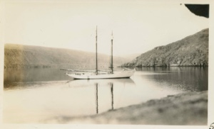 Image of Bowdoin anchored Near trout-pool-Baffin Land